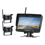 Monitor Inalámbrico De 7 Pulgada For Coche Sistema 2 Cámara