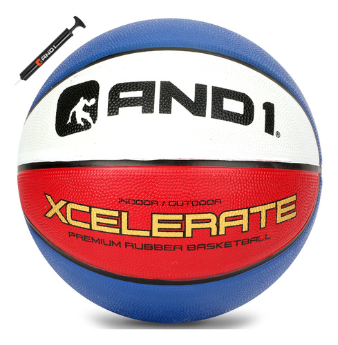 And1 Xcelerate - Pelota De Baloncesto De Goma (inflada O Des