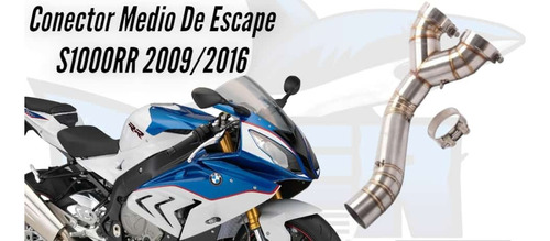 Conector Medio De Escape Bmw S1000rr 2009/2016  Nuevo