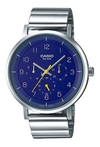 Reloj Casio Mtp E314d 2b 50m Acero Calendario Garantia 2años