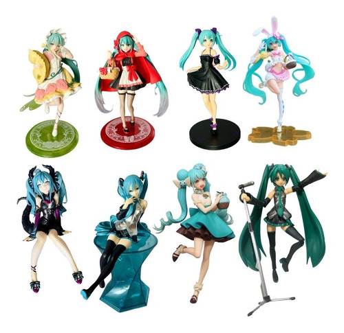 Figura De Coleccion Miku Hatsune Vocaloid Varias Premium