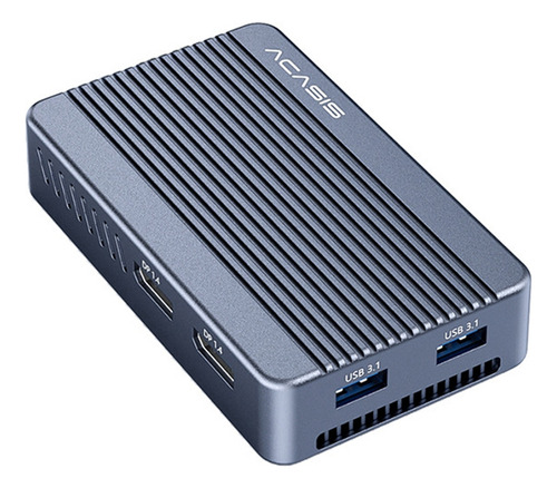 Carcasa De Disco Duro Acasis M.2 Para Portátil Nvme Mac Dual