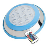 Foco Piscina Luz Multicolor Control 24v 12w Alta Calidad