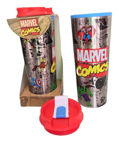 Vaso Termo Mug Marvel Avengers Comics Keep Original 