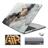 Funda Batianda Para Macbook Air 13 M2 + C/teclado Marble