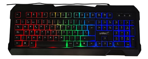 Teclado Gamer Retroiluminado Luz Led Ergonómico Profesional