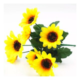 Girasol 22pcs Mini Girasol De Seda Artificial Flores 