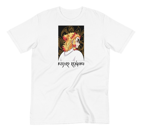 Playera Kyojuro Rengoku Kimetsu No Yaiba. Demon Slayerr