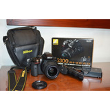 Camara Nikon D5300,lente 18-55mm,con  Memoria ,estuche, Trip