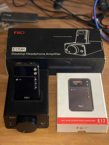 Dac - Amplificador Audífonos Fiio E17 Y E09k Impecables!!!