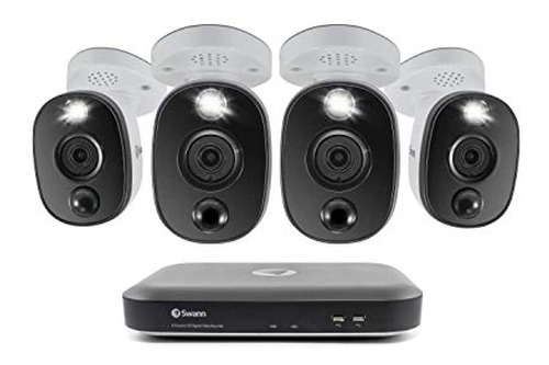 Swann Sistema De Seguridad Dvr De 8 Canales Y 4 Cámaras, Vig