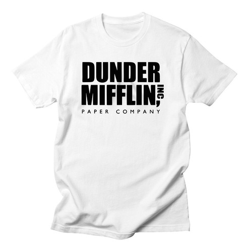 Remera Algodón Premium 100 Serie Netflix The Office  Logo