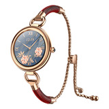 Reloj Inteligente Mujer Xst Roma Lite Smartwatch Gold/red