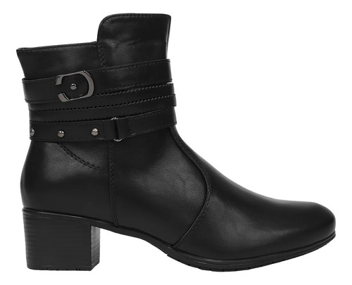 Bota Feminina Coturno Blogueira Salto Baixo Mooncity Biker