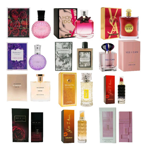 12 Perfumes De Mayoreo Dama