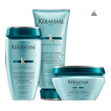 Kerastase Kit Resistance Mascara + Shampoo + Acondicionador