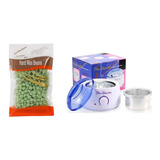 Kit Cera Española 100gr Hard+fundidor Spa Belleza Depilación