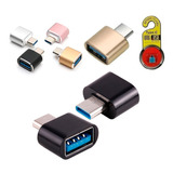 Otg Tipo C. Convertidor De Usb Tipo C A Usb Hembra.