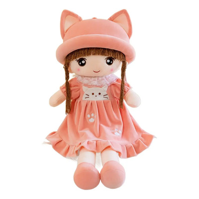 Cc. Muñeca Princesa Almohada Dormir Meow Peluche Delicado