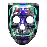 Usa Flag Led Lightup Skull Maskunique  En  Rave Mask Co...