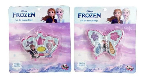 Set Maquillaje Disney Frozen Pupa Sombras  Pincel X Unidad