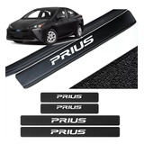 Sticker Protección De Estribos Prius Toyota Fibra De Carbono