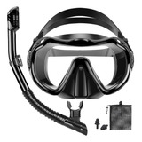 Kit Careta  Buceo Gafas Natacion Y Snorkel Profesional