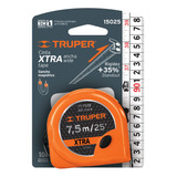 Flexómetro Xtra De 7.5 M, Cinta 28 Mm Truper 15025