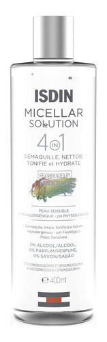 Isdin Micellar Solution, Removedor De Maquillaje 4 En 1, Li.