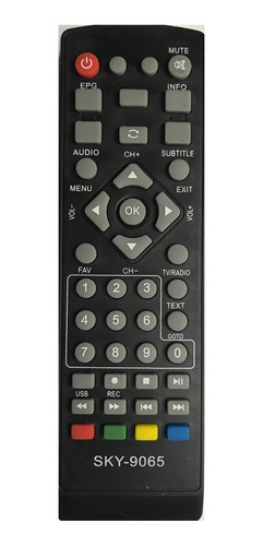 Controle Remoto Para Conversor Digital Aquario Dtv-4000