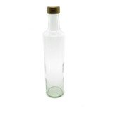 35 Botella Cilindrica De Vidrio 500cc.licores Aceite T/a Rosca Oferta!  