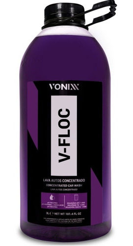 Shampoo Automotivo Lava Auto Concentrado V-floc 3l Vonixx 