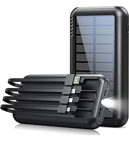 Power-bank-solar-portable-charger - 40000mah Power Bank Gra
