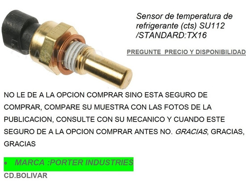 Sensor Valvula Temperatura Avalanche Impala Hummer H3 S112 Foto 10