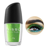 Bissu Glitter Para Rostro Cuerpo Uñas Cabello Verde 07 2.2g