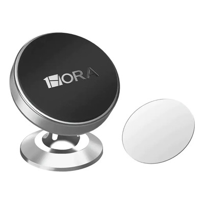 Soporte Celular Auto Magnético De Imán Teléfono Negro\u002Fplata | MercadoLibre