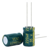 Capacitor Electrolítico 220uf 35v Pack X 10