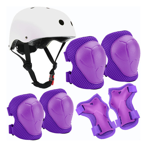 Kit De Protección De Casco Para Niños, Bicicleta, Esquí, Pat