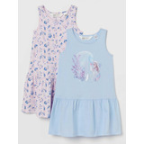 Vestido H&m Frozen 6/8 Años Disney Princesas Elsa Ana