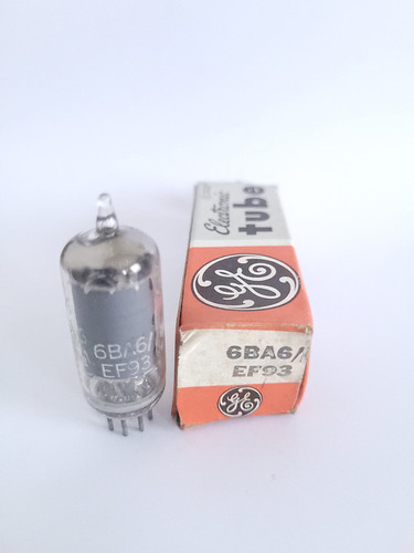 Válvula 6ba6 = Ef93 Ge Nova Na Caixa Rádio Antigo Valvulado