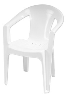 Silla Plástica De Polipropileno Clasica Ecofamy