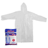 Kit 50 Capa De Chuva Descartável Transparente Unissex Moto