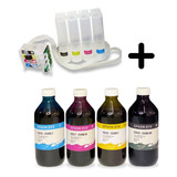 Sistema De Tinta + 4tintas 250ml Para Ep Xp-211 Xp-201 Alpha