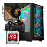 Computador Gamer Completo Amd A10 16gb + Ssd +kit Games+wifi