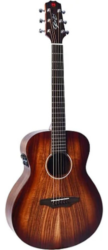 Violão Eletroacústico Seizi Supreme Mini Ryu Mirai Koa Burst