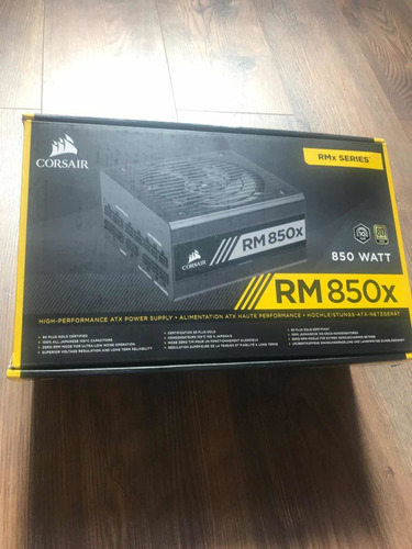 Fuente De Alimentación Corsair Rm 850x Full Modular