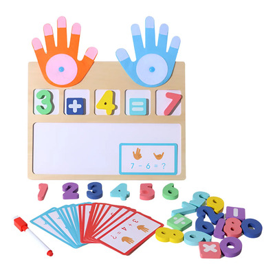 Aprendizaje De Aritmética Con Dedos F Para Niños, Suma Subt