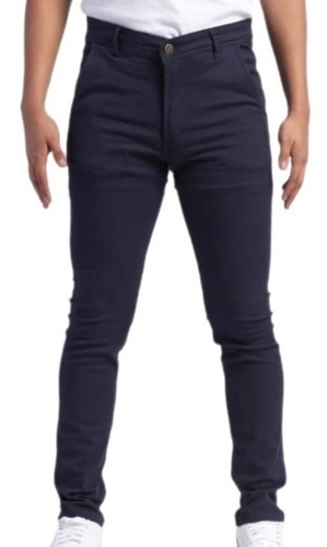 Pantalon Chino Gabardona Elastizada Hombre   Be Yourself 