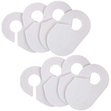 10pcs Separadores De Tallas Ropa Perchas Blanco Grandes...