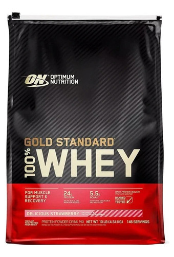 Proteina Optimum Nutrition 100% Whey Gold Standard 10lbs